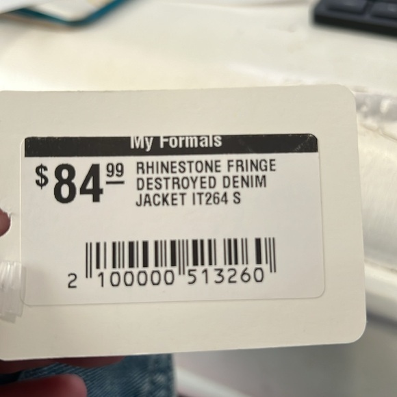 Denim Jean Jacket Size Small NWT - Picture 3 of 3